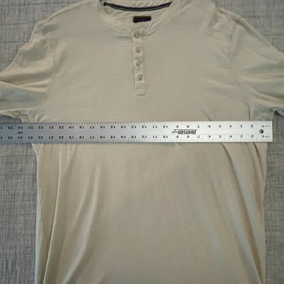 Denver Hayes Shirt - Men’s 2XLT - Cream - Classic Fit - Breathable Cotton - EUC - Picture 7 of 10